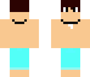 boy in a bathing suit