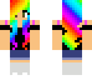 rainbow lady