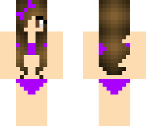edited purple swim suit girl
