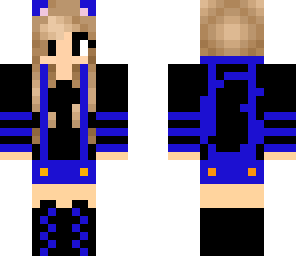 kawaii blue girl