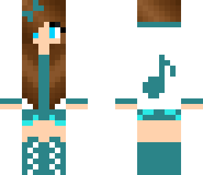 blue music girl