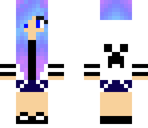 galaxy pastel headphone creeper girl