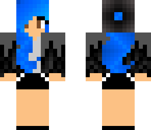 blue hair