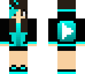 mias blue youtuber skin