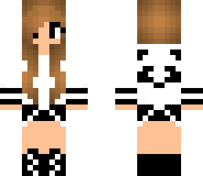 panda girl back