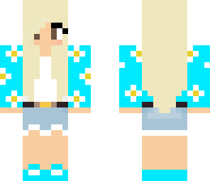 cute blue girl