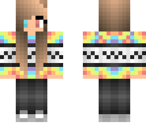 rainbow girl