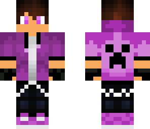 purple teenage boy