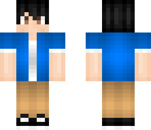 blue hoodie boy