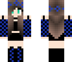 blue goth girl