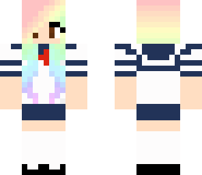 rainbow school girl