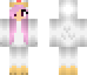 chicken girl pink