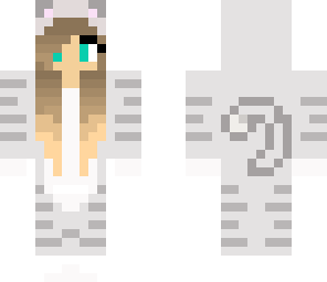 cute dip dyed kitty onzie girl