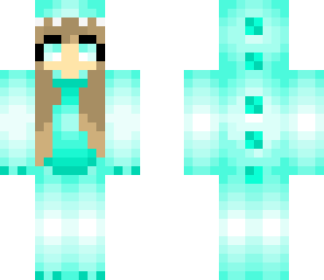 cute blue dinosaur girl