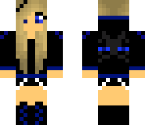 blue enderman girl