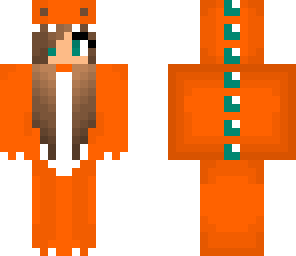 orange dino girl