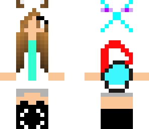fox minecraft youtuber girl