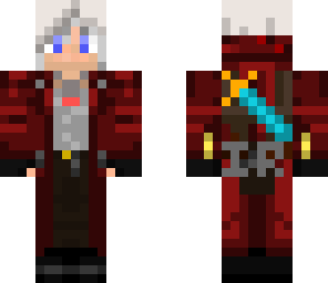dante dmc minecraft diamond sword