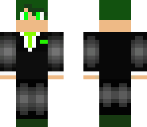 green suit