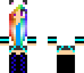 rainbow girl