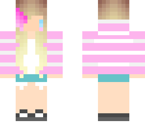 blue eyed pink sweatshirt girl