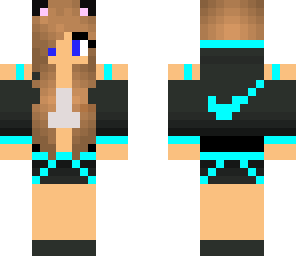 fixed blue nike cat girl