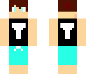 boy in a bathing suit