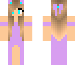 purple wedding girl