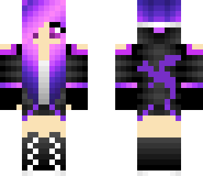 violet dragon girl