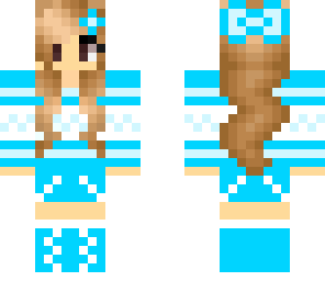 kawaii blue girl