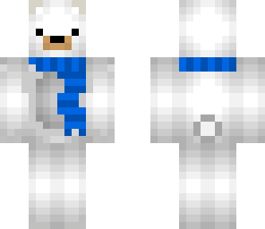 blue scarf