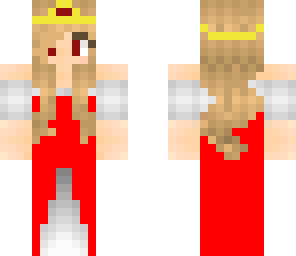 blonde hair red eyes