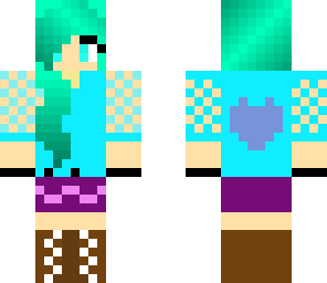 fixed minty haired girl