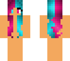 pink and blue hair base