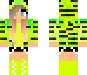 green tiger girl