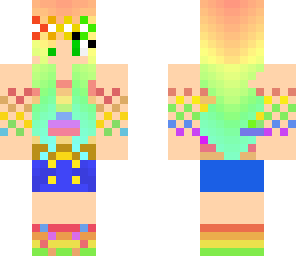 rainbow girl
