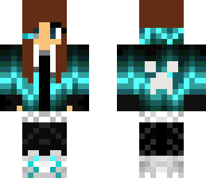 blue matrix gamer girl