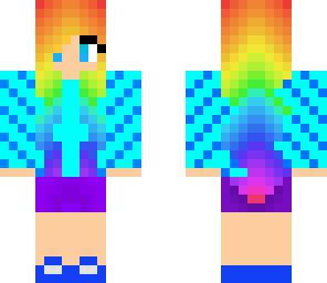 rainbow girl