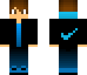 blue nike boy
