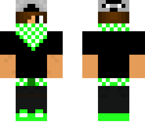 green teen boy