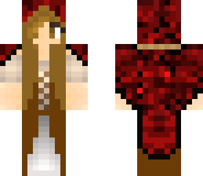 edited skin girl with red cape