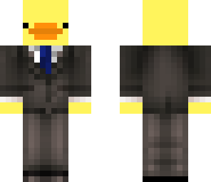 duck in a suit