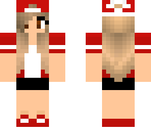 red tomboy girl