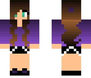 brunette purple
