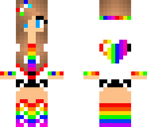 cute rainbow girl