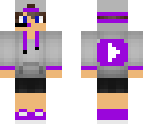 purple youtuber boy