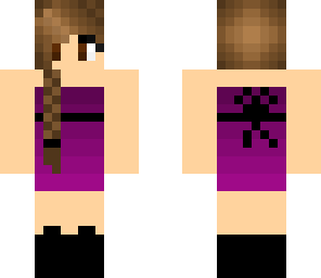 purple dress