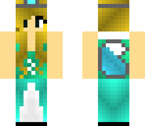 blue-green wolf princess