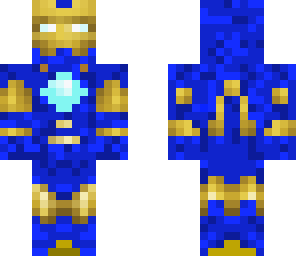 blue iron man