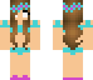 swimsuit model herobrine chick